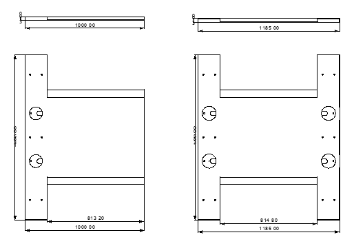 Gate Smart Channel Dedicated Base mechanical dimensions