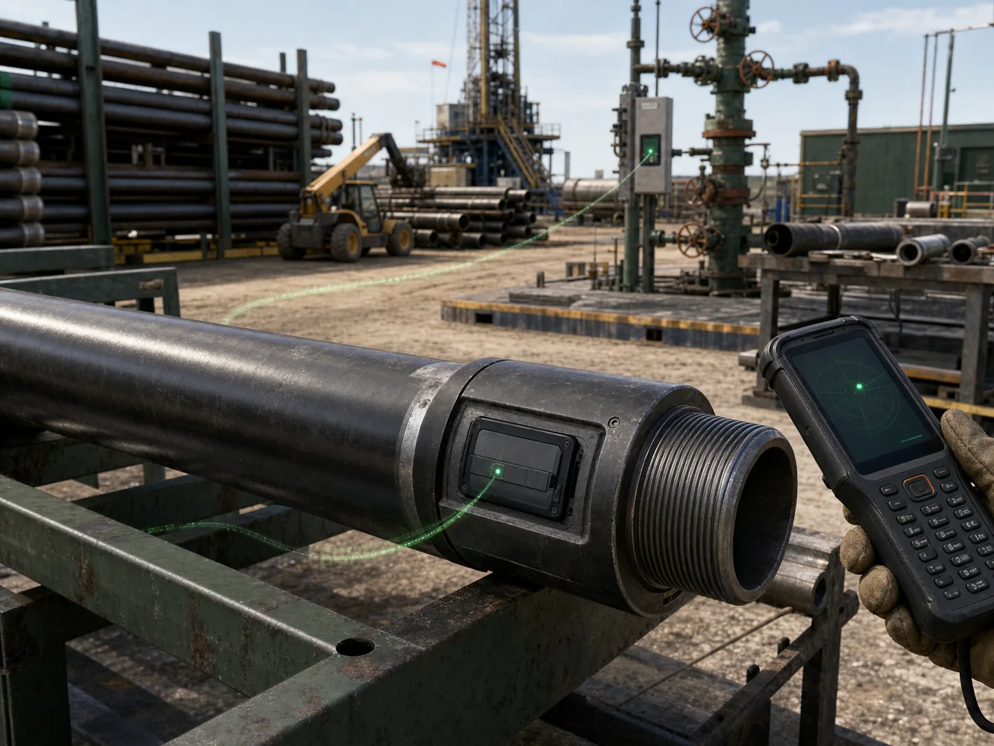 Tubular asset lifecycle with protected RFID identification